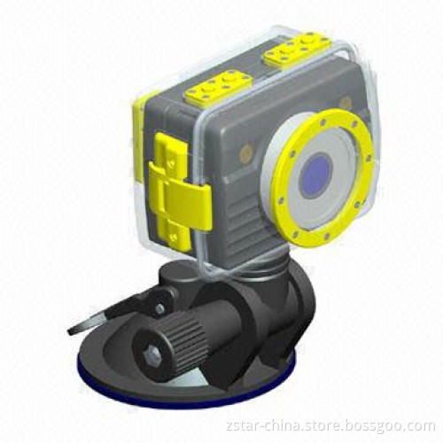 1080P HD Sports Camera with 2.5-inch LCD 5 Million Pixels, IP68 Waterproof Level, 120°, 64GB